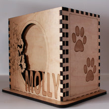 Load image into Gallery viewer, Photo Pet Ash Urn Online Maple Veneer 
